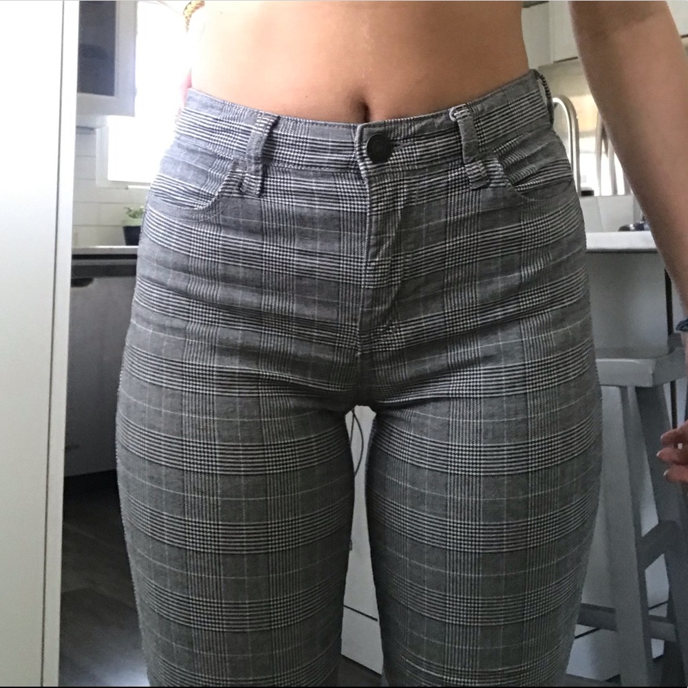 american eagle plaid pants